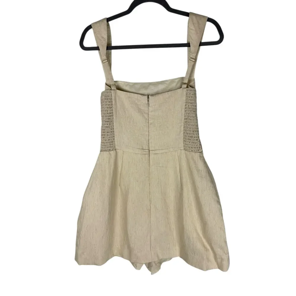 Amanda Uprichard Bethany Skort Linen Summer Vacation Going Out Evening M
